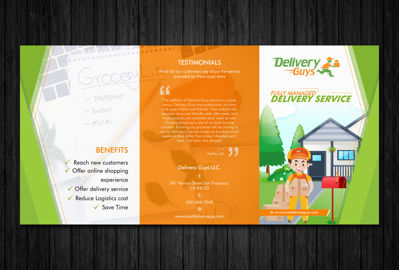 Design de Flyer par ecorokerz pour Delivery Guys LLC. | Design #13456069