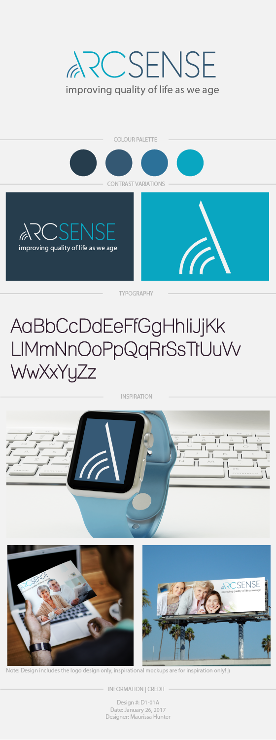 Logo Design by Maurissahunter for ArcSense | Design #13503259