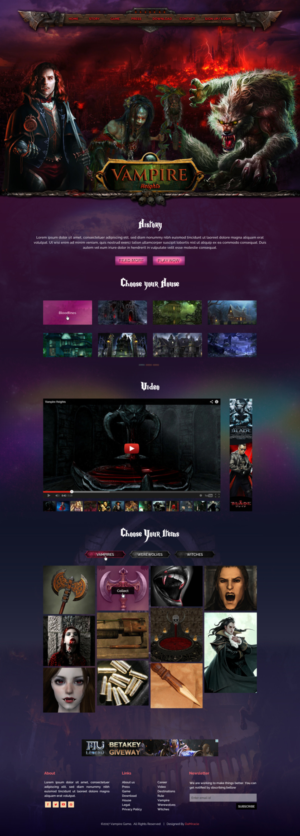 Web Design by Da Miracle for James Mafia Gaming | Design: #13516161