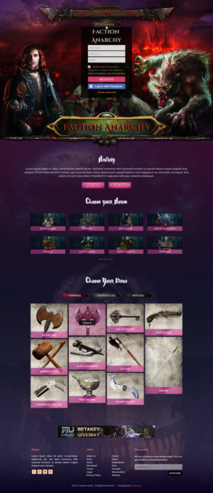 Web Design by Da Miracle for James Mafia Gaming | Design: #13553666
