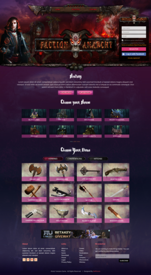 Web Design by Da Miracle for James Mafia Gaming | Design: #13705010