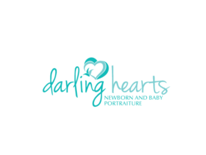 Diseño de Logo por Alien Cookie para Darling Hearts Newborn and Baby Portraiture  | Diseño: #13451240