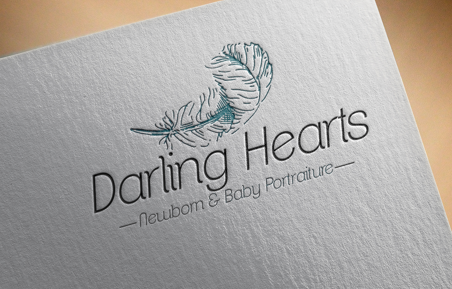 Diseño de Logo por Tyler Blake Designs para Darling Hearts Newborn and Baby Portraiture  | Diseño #13428060