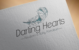 Diseño de Logo por Tyler Blake Designs para Darling Hearts Newborn and Baby Portraiture  | Diseño: #13428060