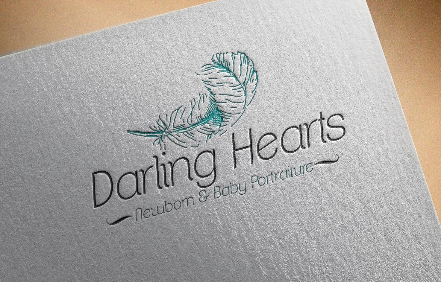 Diseño de Logo por Tyler Blake Designs para Darling Hearts Newborn and Baby Portraiture  | Diseño #13445839