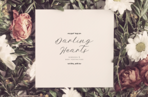 Diseño de Logo por GLDesigns para Darling Hearts Newborn and Baby Portraiture  | Diseño: #13428771