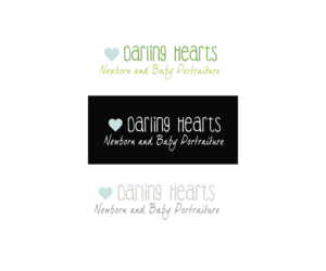 Diseño de Logo por emiliaciocan para Darling Hearts Newborn and Baby Portraiture  | Diseño: #13439677