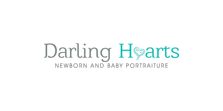 Diseño de Logo por debdesign para Darling Hearts Newborn and Baby Portraiture  | Diseño #13457149