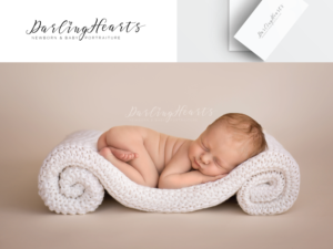 Diseño de Logo por RL Designs para Darling Hearts Newborn and Baby Portraiture  | Diseño: #13434689