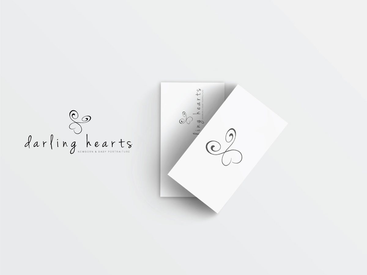 Diseño de Logo por RL Designs para Darling Hearts Newborn and Baby Portraiture  | Diseño #13434690