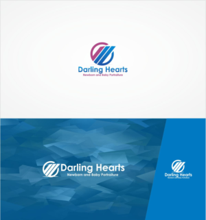 Diseño de Logo por Paulsein para Darling Hearts Newborn and Baby Portraiture  | Diseño: #13440803