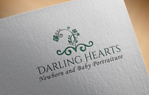 Diseño de Logo por Top king  designer para Darling Hearts Newborn and Baby Portraiture  | Diseño: #13434565
