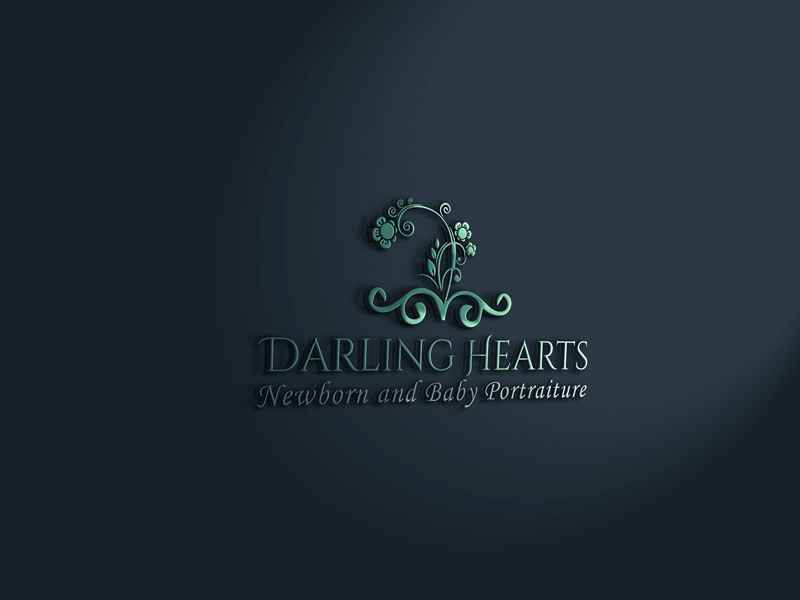 Diseño de Logo por Top king  designer para Darling Hearts Newborn and Baby Portraiture  | Diseño #13434566