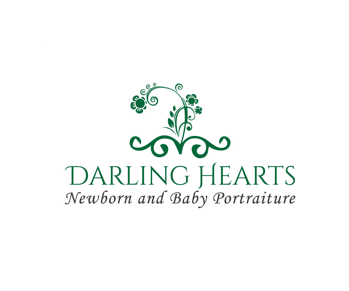Logo Design by Top king  designer for Darling Hearts Newborn and Baby Portraiture  | Design #13434567
