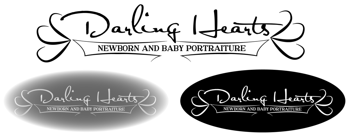 Diseño de Logo por sinbad83 para Darling Hearts Newborn and Baby Portraiture  | Diseño #13535036