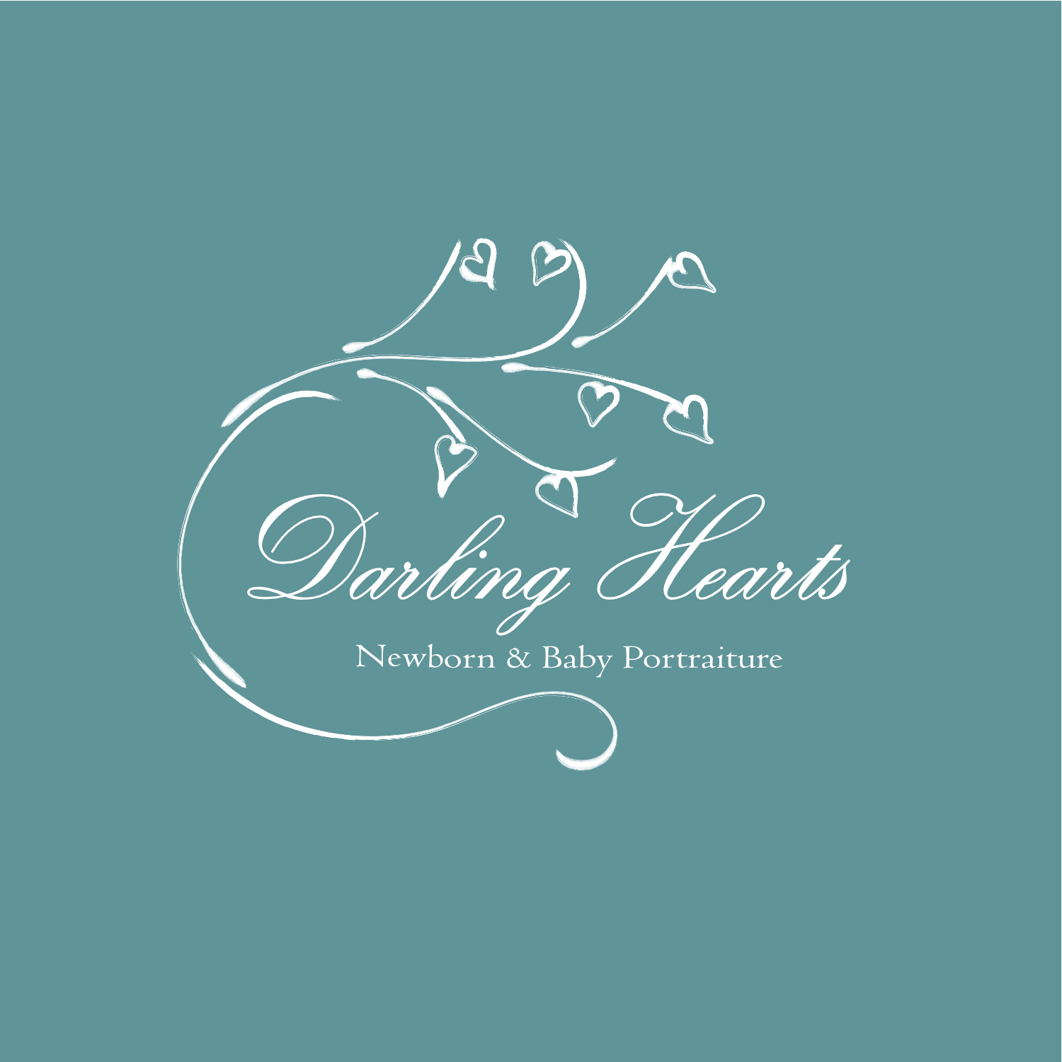 Diseño de Logo por Pearl.Winter para Darling Hearts Newborn and Baby Portraiture  | Diseño #13525126