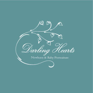 Logo Design by Pearl.Winter for Darling Hearts Newborn and Baby Portraiture  | Design #13525126