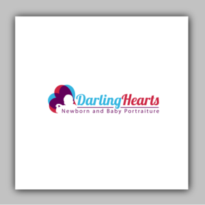 Diseño de Logo por Marketing Wings para Darling Hearts Newborn and Baby Portraiture  | Diseño: #13457782