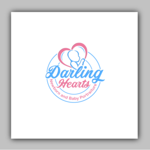 Diseño de Logo por Marketing Wings para Darling Hearts Newborn and Baby Portraiture  | Diseño: #13457784