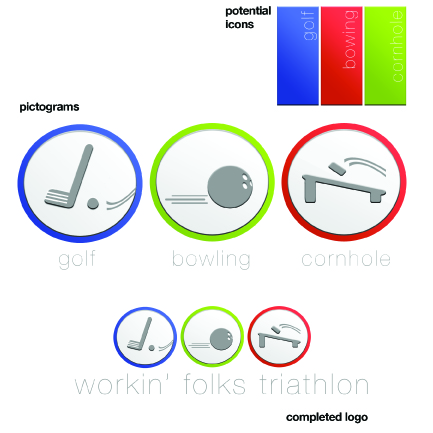 Diseño de Logo por Candice Riley para Workin' Folk's Triathlon | Diseño #32951