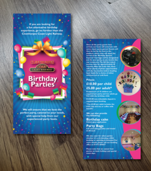 Flyer Design by Alexandar for Cleethorpes Light Railway Ltd | Design: #13460647
