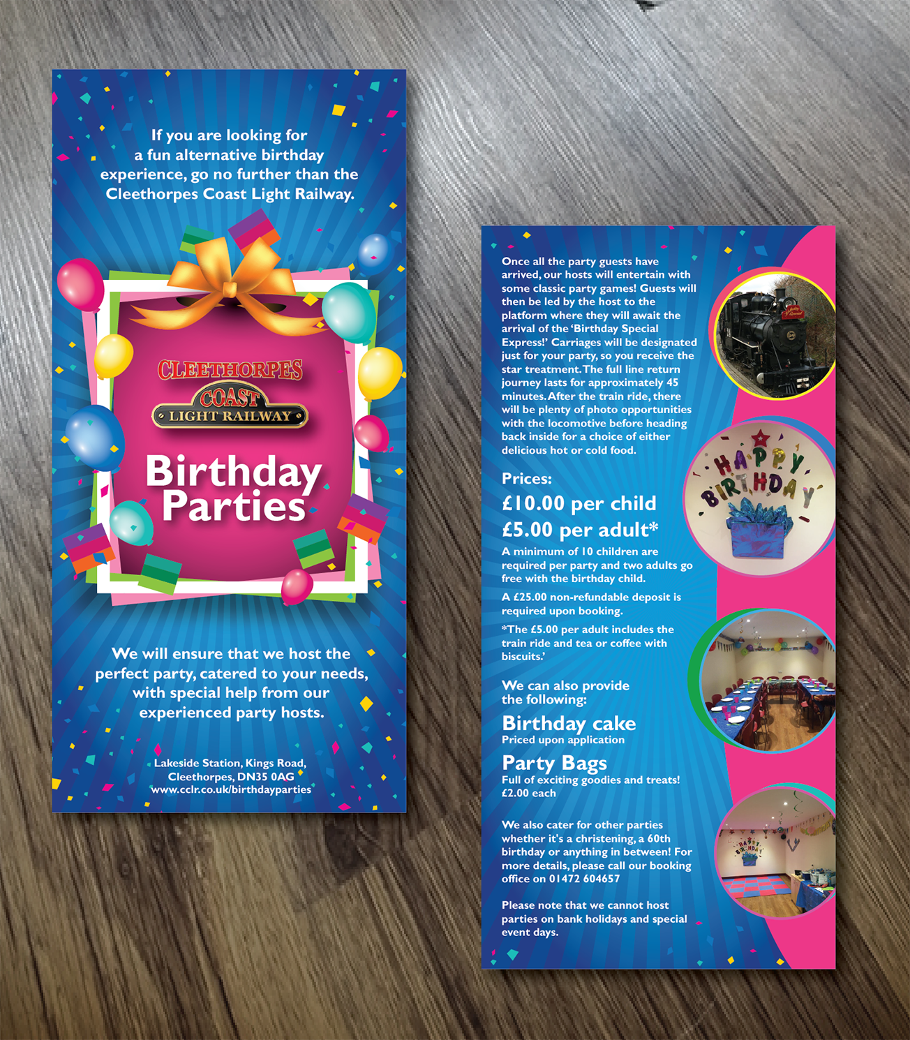 Flyer Design by Alexandar for Cleethorpes Light Railway Ltd | Design #13460699