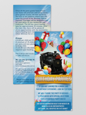 Flyer Design by eduard131 for Cleethorpes Light Railway Ltd | Design: #13524544