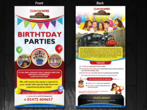 Flyer Design by innovative earth for Cleethorpes Light Railway Ltd | Design: #13453477