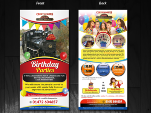 Flyer Design by innovative earth for Cleethorpes Light Railway Ltd | Design: #13499130