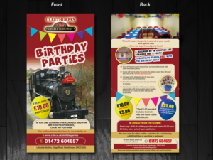 Flyer Design by innovative earth for Cleethorpes Light Railway Ltd | Design: #13757351