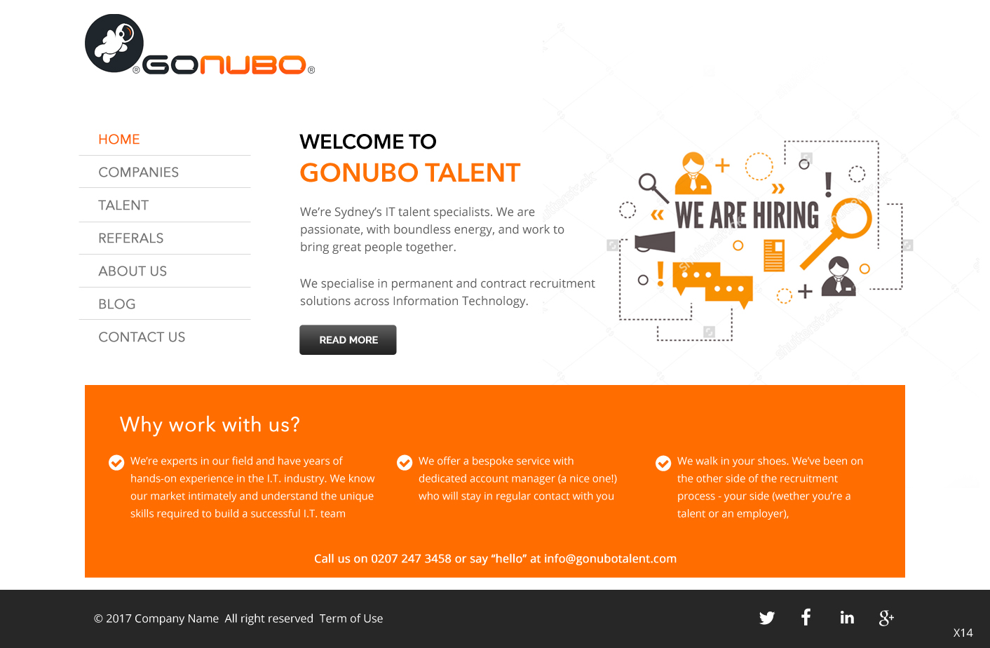 Wordpress Design by pb for V&A Creative Pty Ltd  | Design #13437720