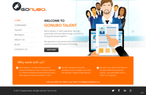 Wordpress Design by pb for V&A Creative Pty Ltd  | Design: #13437722