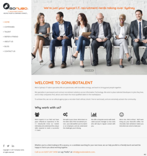 Wordpress Design by pb for V&A Creative Pty Ltd  | Design: #13437724