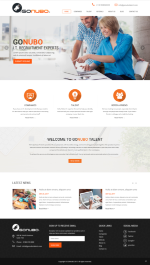 Wordpress Design by pb for V&A Creative Pty Ltd  | Design: #13437728