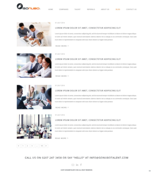 Wordpress Design by pb for V&A Creative Pty Ltd  | Design: #13458931