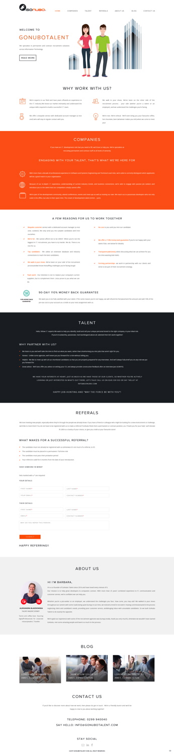 Wordpress Design by pb for V&A Creative Pty Ltd  | Design #13465422