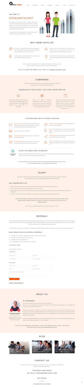 Wordpress Design by pb for V&A Creative Pty Ltd  | Design #13487557