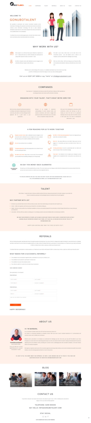 Wordpress Design by pb for V&A Creative Pty Ltd  | Design: #13487557
