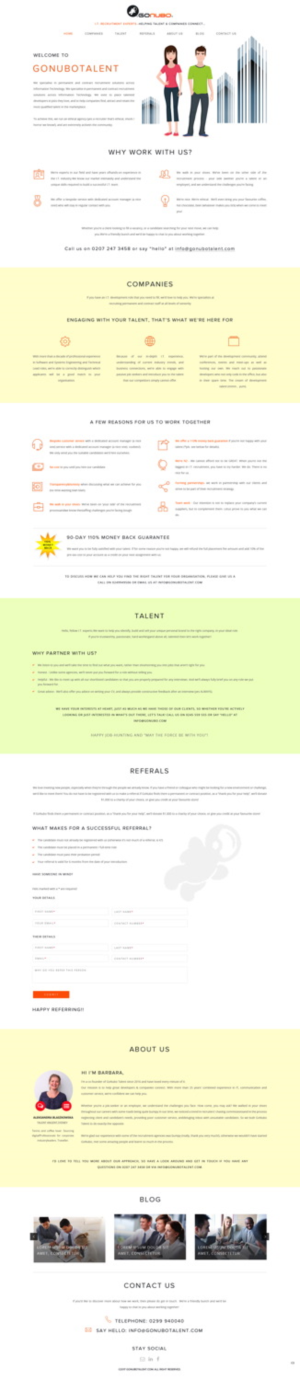 Wordpress Design by pb for V&A Creative Pty Ltd  | Design: #13508928