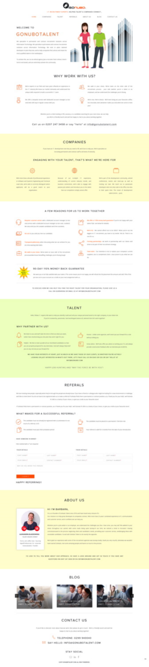 Wordpress Design by pb for V&A Creative Pty Ltd  | Design: #13521684