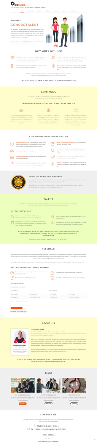 Wordpress Design by pb for V&A Creative Pty Ltd  | Design #13547086