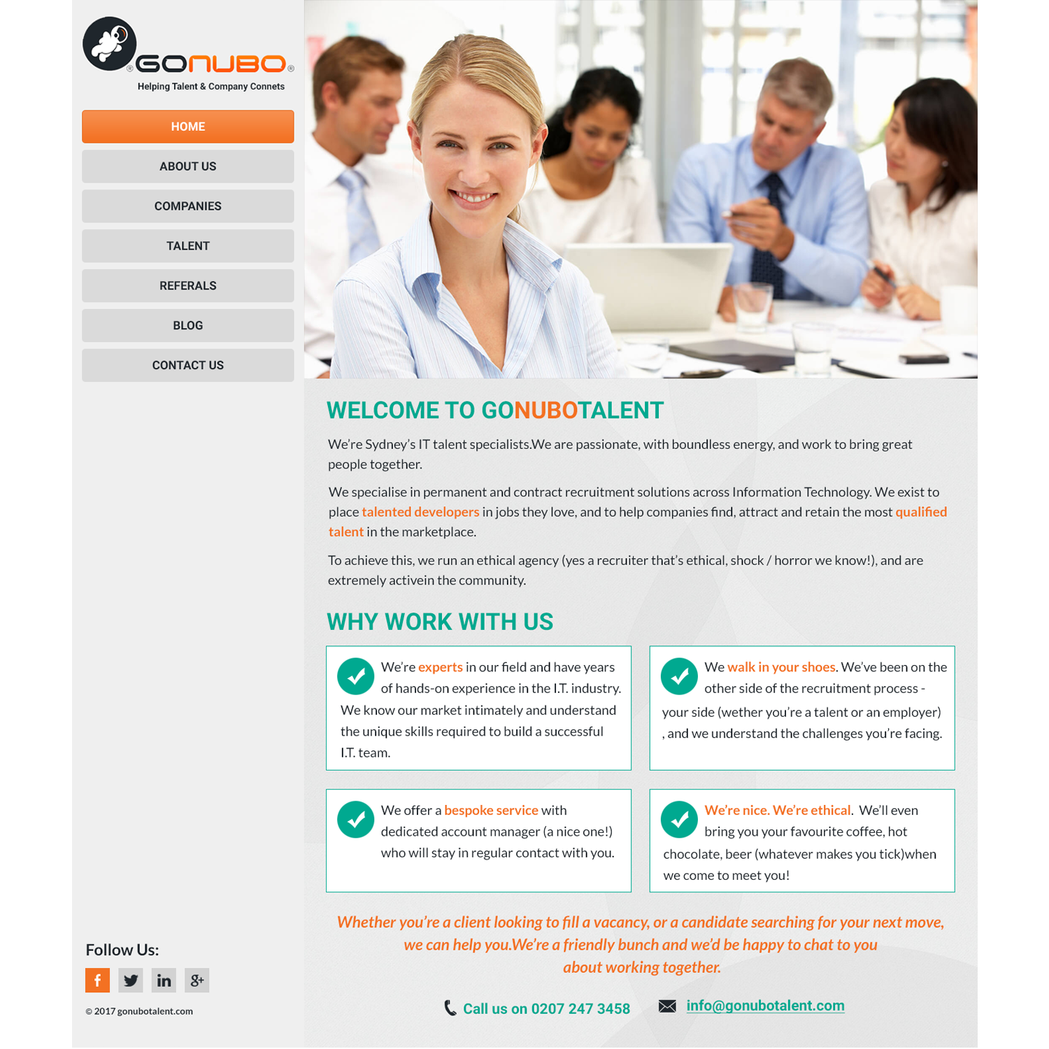 Wordpress Design by thakurvandy07 for V&A Creative Pty Ltd  | Design #13586720