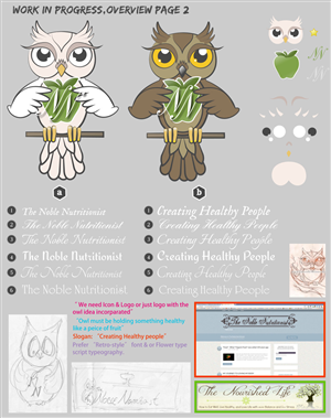 Logo Design by Chris Boucher for The Noble Nutritionist | Design #2481563