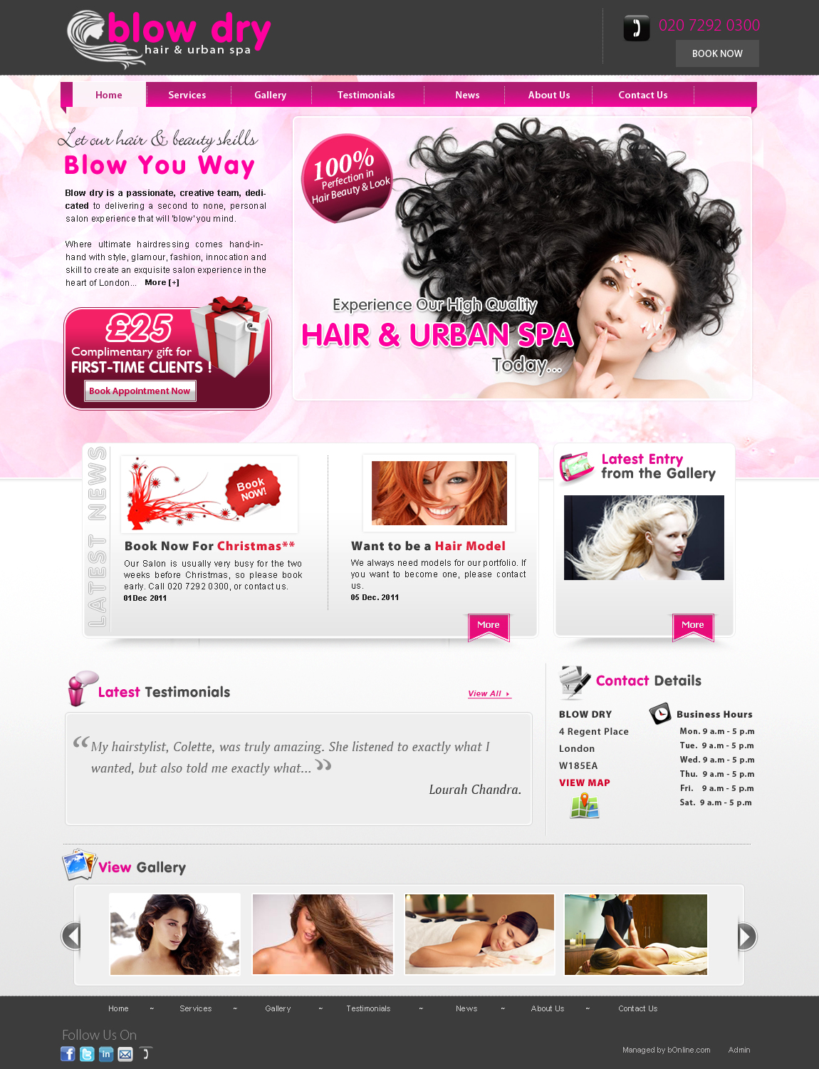 Web Design by webxvision for bOnline Ltd. | Design #538808