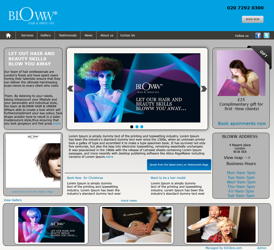 Web Design by Hexatechbd for bOnline Ltd. | Design #541568