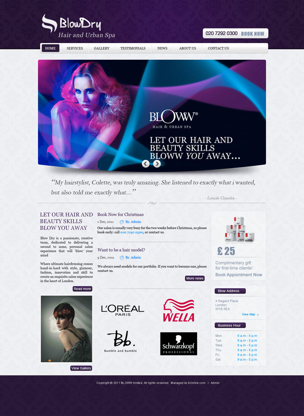 Web Design par AriefK pour bOnline Ltd. | Design #535079