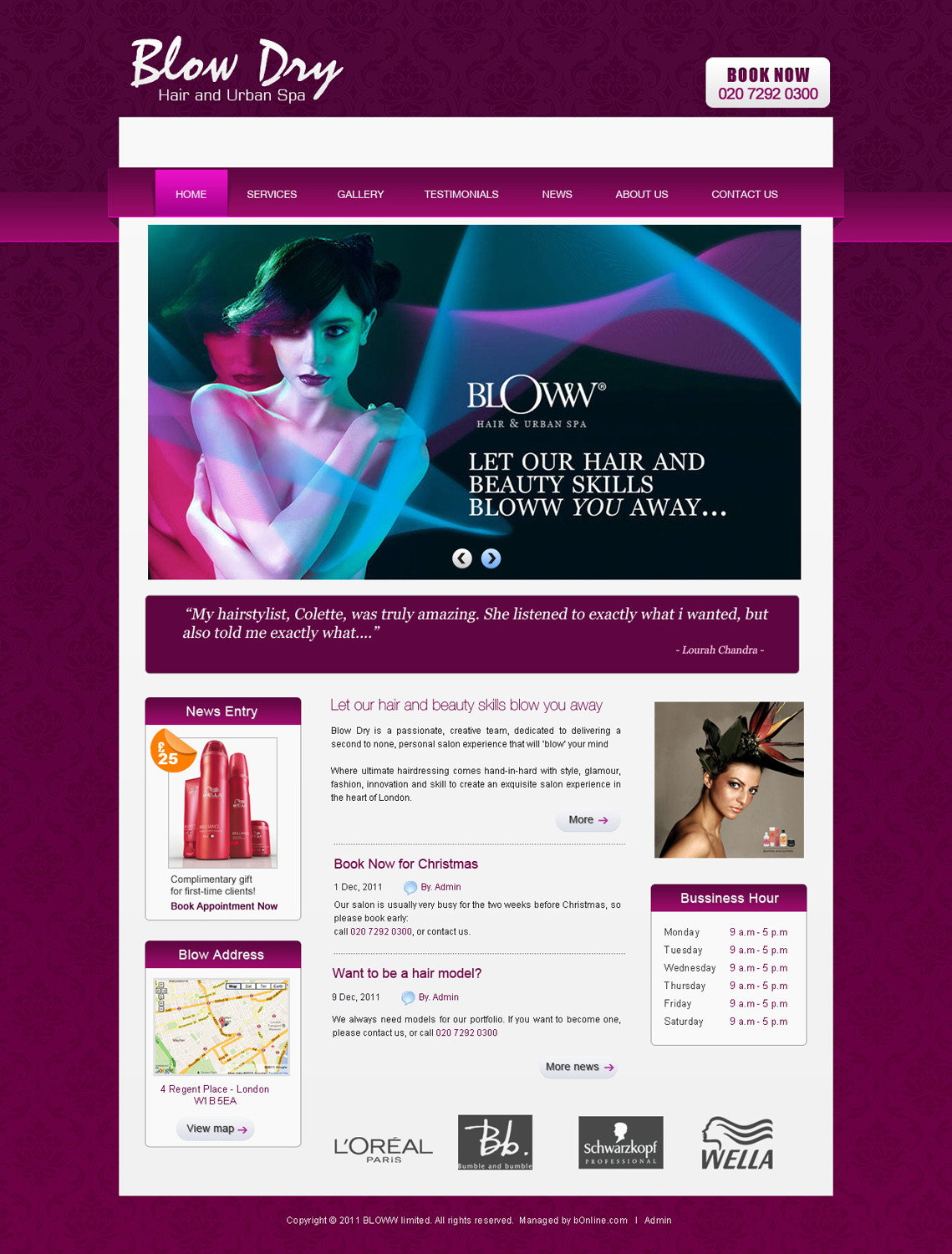 Web Design par AriefK pour bOnline Ltd. | Design #536178