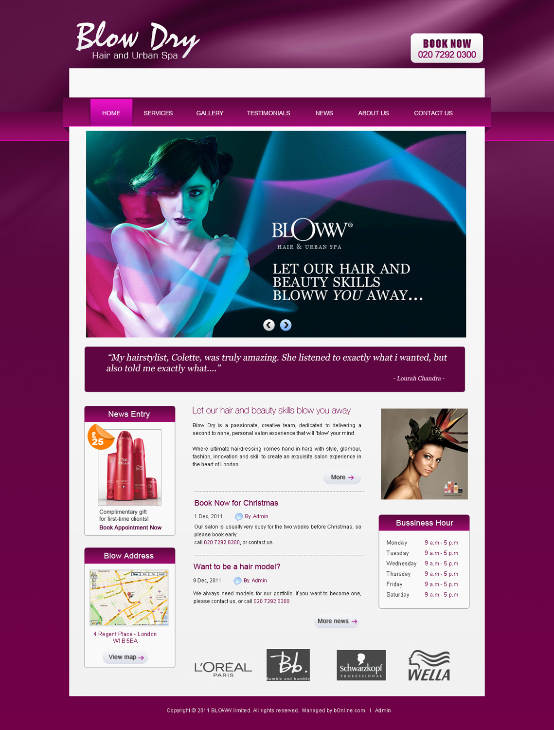 Web Design by AriefK for bOnline Ltd. | Design #536180
