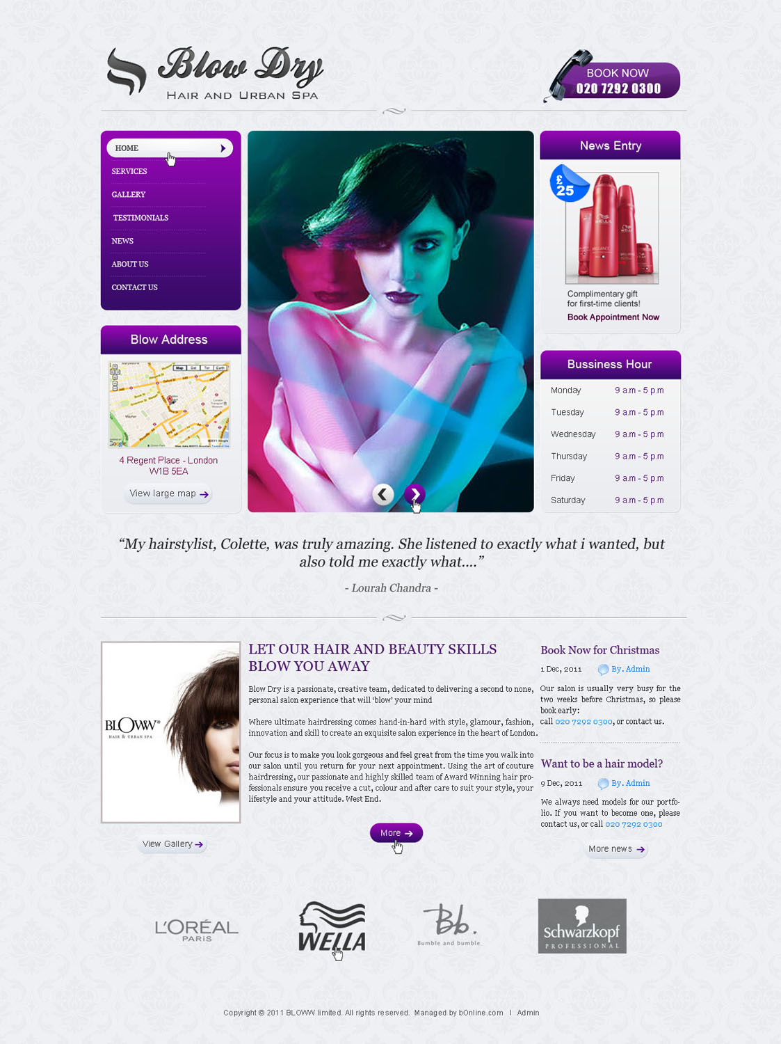 Web Design by AriefK for bOnline Ltd. | Design #539024