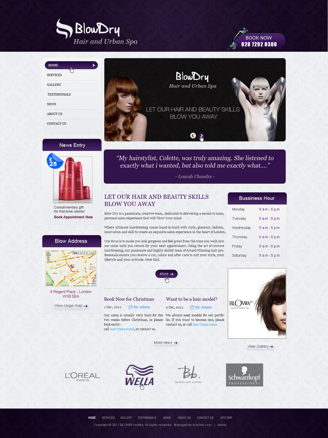 Web Design by AriefK for bOnline Ltd. | Design #539038
